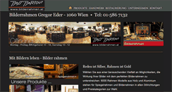 Desktop Screenshot of bilderrahmen.at