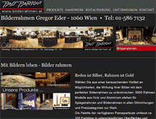 Tablet Screenshot of bilderrahmen.at